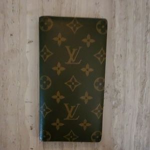 Louis Vuitton brown monogram long bifold wallet